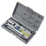 Chave Soquete (kit C/ 40 Un. 1/4" 3,8") (blister) Le-1908