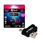 Pendrive U-tech Otg 3 Em 1 8gb (adapt. C/ Micro Usb)