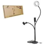 Ring Light 12w Mesa Suporte Celular E Lum. Led 3 Cores -  Xc-rl-03