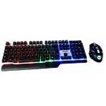 Teclado E Mouse Gamer Semi-mecânico Rgb - Ley-45