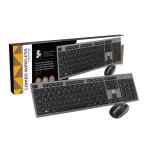 Teclado E Mouse Sem Fio 2.4ghz Office Premium