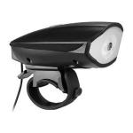 Farol Led 3 Tons E Buzina P/ Bicicleta - Lk-024 Preto