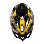 Capacete De Proteção Para Ciclista - Lkt-605 - Preto E Amarelo