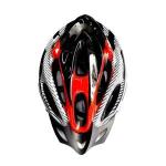 Capacete De Proteção Para Ciclista - Lkt-605 - Preto E Vermelho