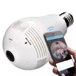 Câmera Ip / Lâmpada Led 360° C/ Áudio - Lkw-5620