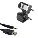 Webcam C/ Microfone Preto/prata - Brazilpc V4