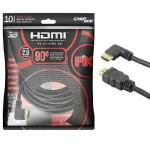 Cabo Hdmi 90° Gold 10m - 2.0 4k Hdr 19p