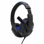 Fone Gamer C/ Microfone Usb Led - Kp-359 Azul