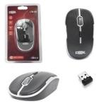 Mouse Sem Fio Ltm-305 1600 Dpi 2.4ghz Preto/prata