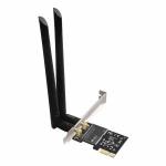 Placa Pci-express Para Rede Sem Fio Wireless N 1200mbps Com 2 Antenas Low Profile Kp-t119