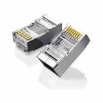 Conector Plug Rj45 - Cat6 - Blindado (pct C/ 100 Un.) Ref. Rd-c6