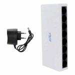 Switch Rj45 Lan Gigabit 8 Portas Hub 10/100/1000mbps Bivolt Aitek Ats-108
