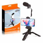 Kit De Vídeo Com Suporte De Celular Tripé Vlog Youtuber