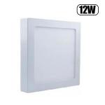 Plafon Led Sobrepor Quadrado 12w 6500k Decor